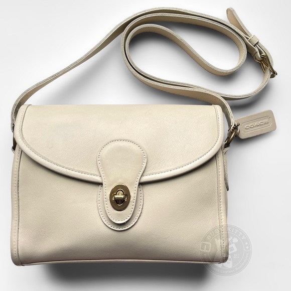 Coach Bags Vintage Coach Devon Bag In Bone Ivory Leather Style No